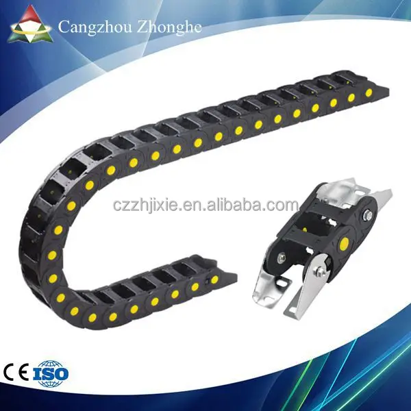 high speed cnc cable chain flexible plastic cable carrier energy chain made in china