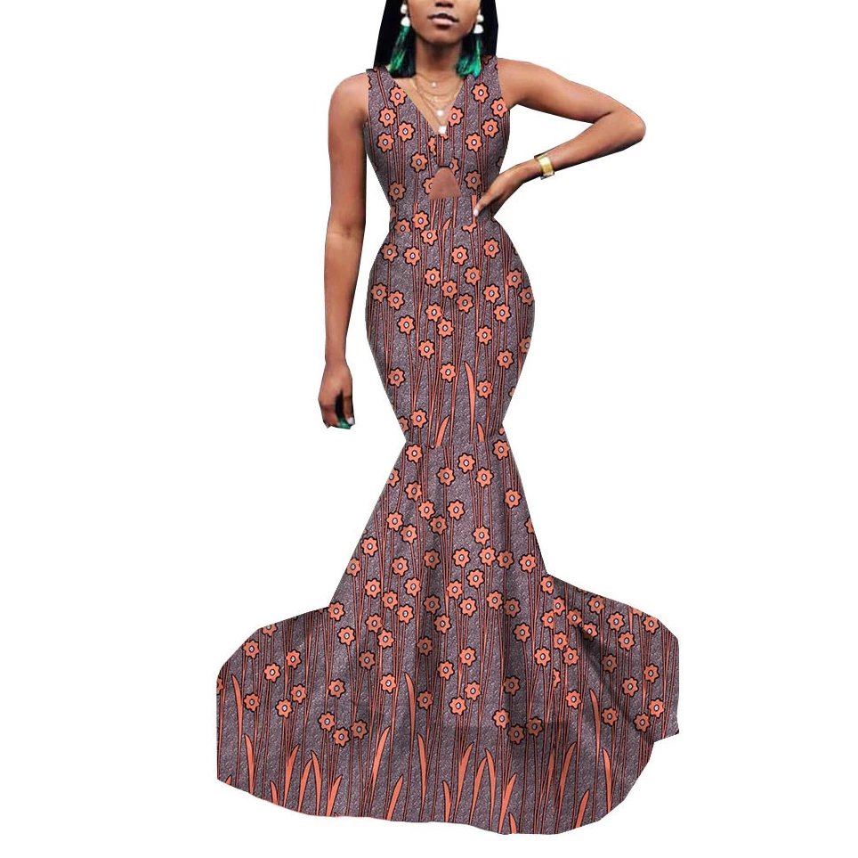 Африканская Летняя женская одежда, вечернее платье на заказ