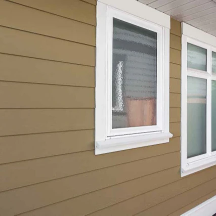 Fiber Cement Siding Board Fire Resistance Wooden Texture 7.5mm 8mm 9mm