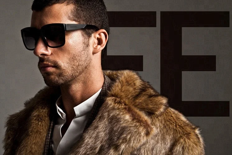 Factory direct wholesale clothes man winter faux fur coat