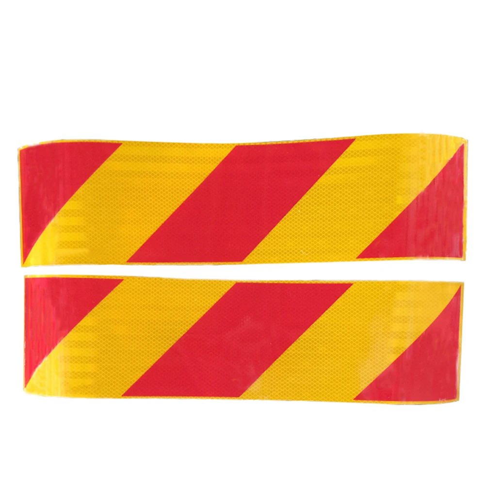 PET/Acrylic material Rear Marking Reflective Stickers for heavy vehicles