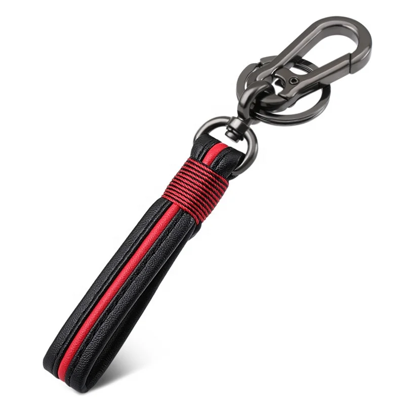 Car Keychain Keyring Covers Leather Universal For BMW E90 F30 F10 Audi A3 A6 C6 Opel Insignia Alfa Romeo Ssangyong Accessories