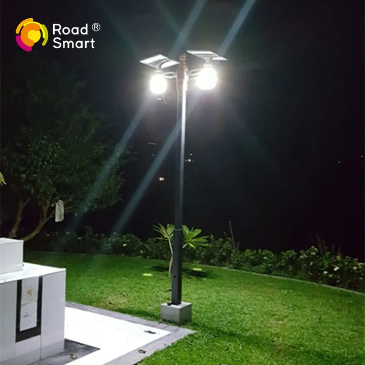 
High Efficiency Wall Pole Mounted Solar LED Home Garden Light with Motion Sensor 