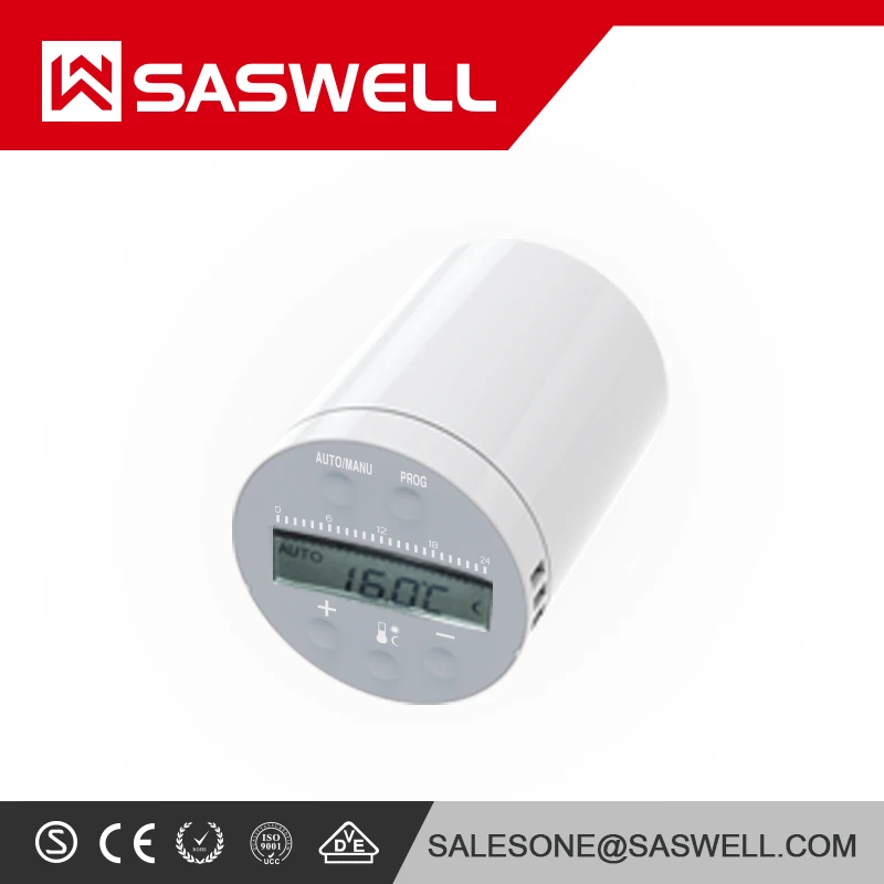 China supplier Zigbee programmable TRV for radiator thermostatic radiator controller, wifi radiator controller