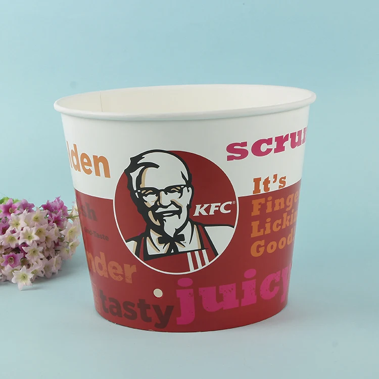 
paper fried chicken bucket paper bucket 
