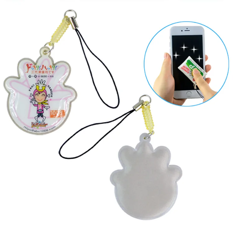 Очиститель экрана мобильного телефона с брелоком из ПВХ