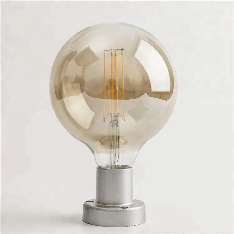 G125 6 Watts Globe Dimmable LED Multi-Filament Light Bulb E26 E27