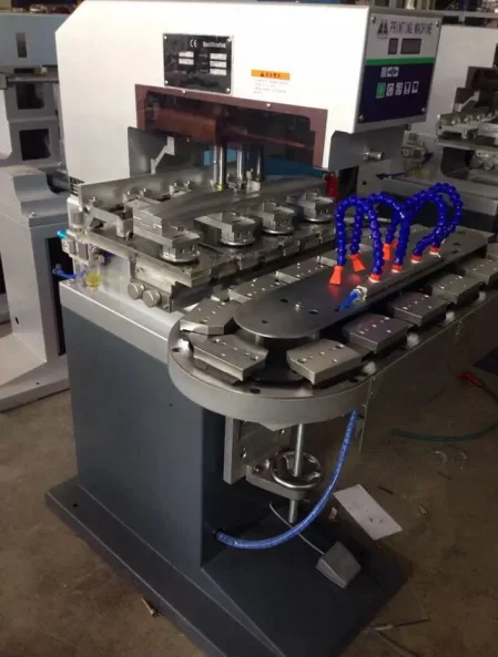 
4 color pad printer YYZ4-300-90 shoe printing machine 
