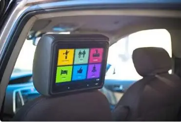 10.1inch9 taxi video advertising player headrest Android advertising tablet dvd player for car seat