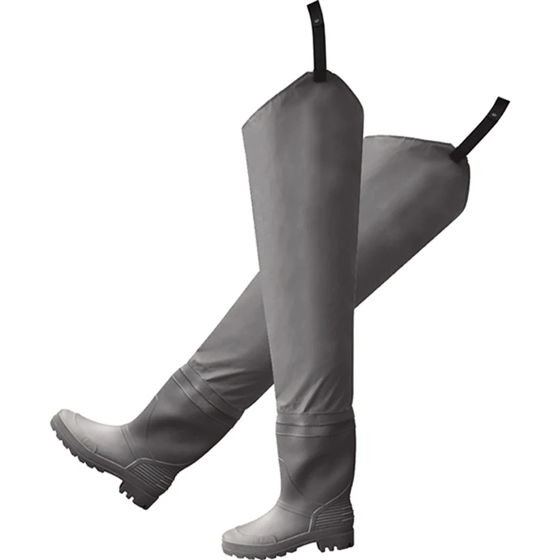 Nylon Saltwater Fishing Hip Wader Unisex Flood Waders PVC Fly Fishing Boots Knee high Fishing and Hunting Accessories