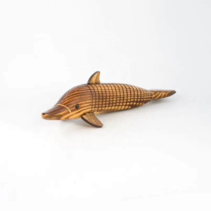 
Handcrafted Wood Craft Dolphin Educational Wooden Toy for Kids DL007 