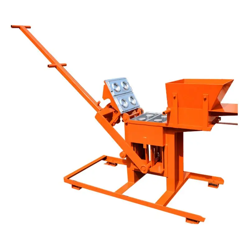 Small Hand Press Manual QMR2-40 Mud Brick Block Making Machine For Sale In Kenya