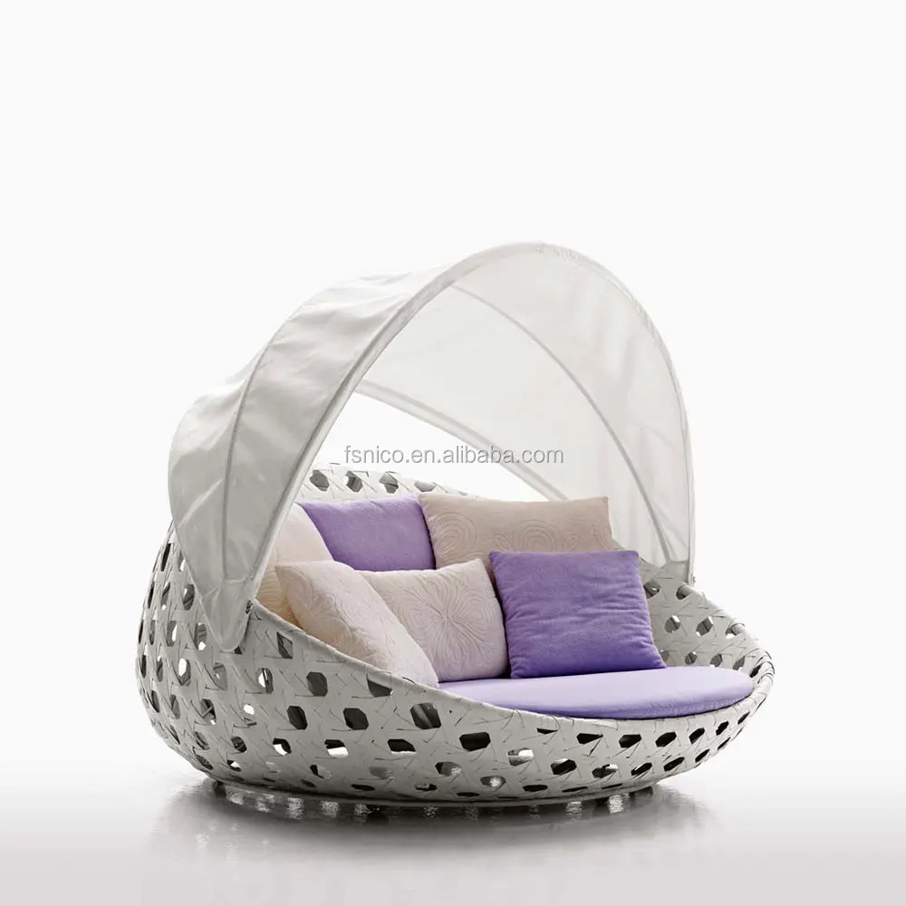 Cheap Special Design Outdoor Daybed Canopy Lying Bed Shade Daybed