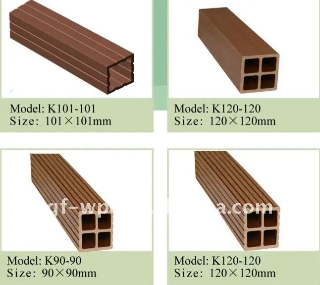 outdoor wood plastic composite wpc fence post pergola fence slats