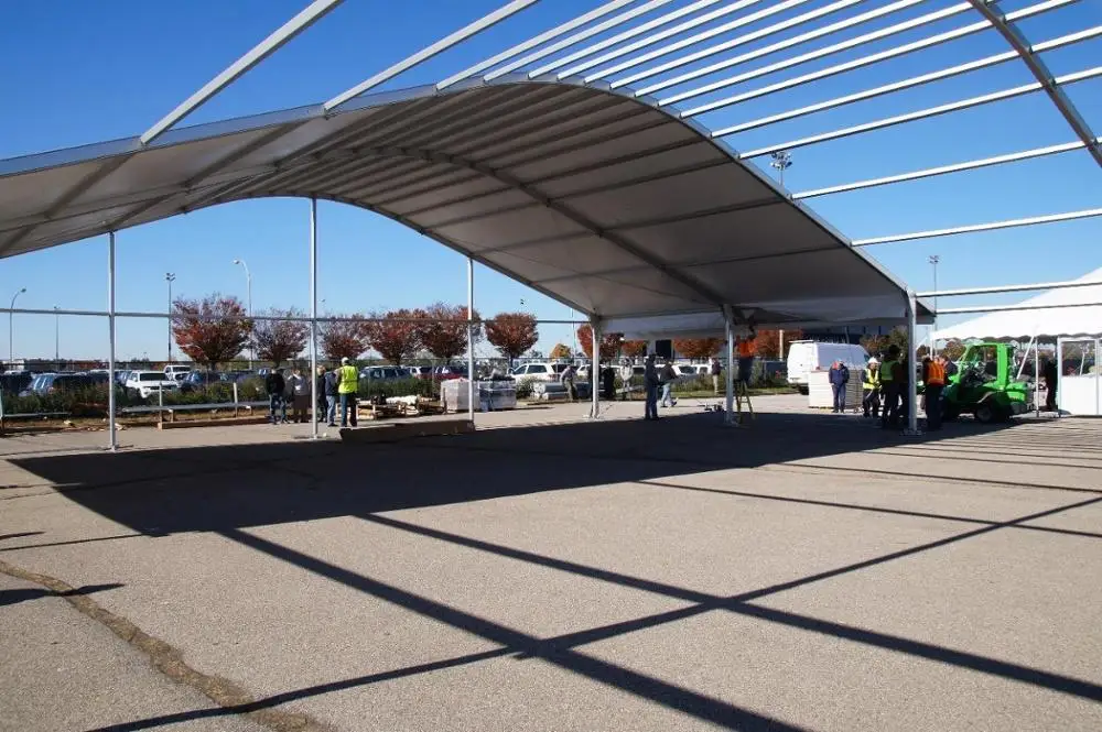 large arcum marquee tent, strong outdoor arch roof tent for event, trade show, pavilion, sport