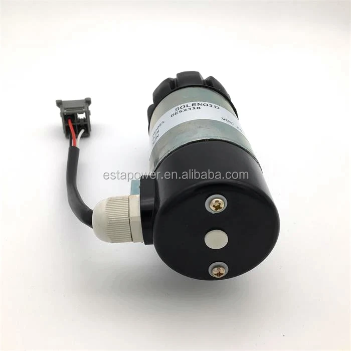 Stop Solenoid Valve 873754 24V OE52318 24V Fuel Stop Shutdown Solenoid 51557 3826742 24V 872825 24V 3726743