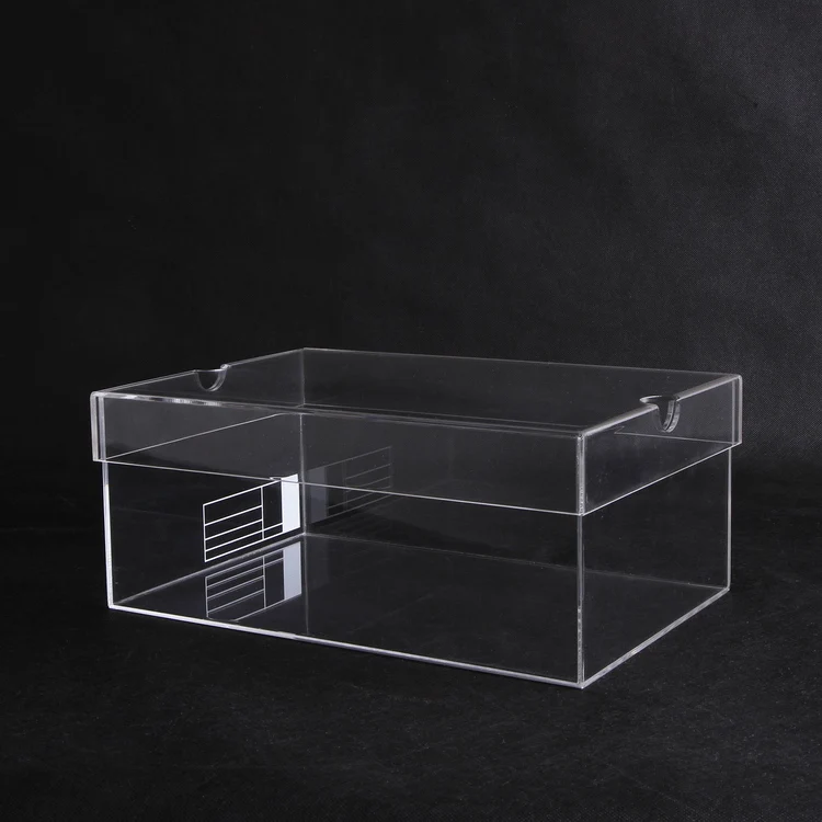 High Quality Clear Transparent Acrylic Shoe Display Box Acrylic Sneaker Box