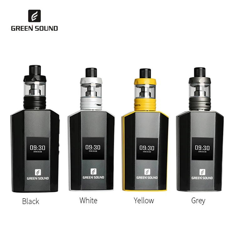 
New Arrival E-cigarette GreenSound GT 125 TC Box Mod Vape with 1.2 inch HD color screen 