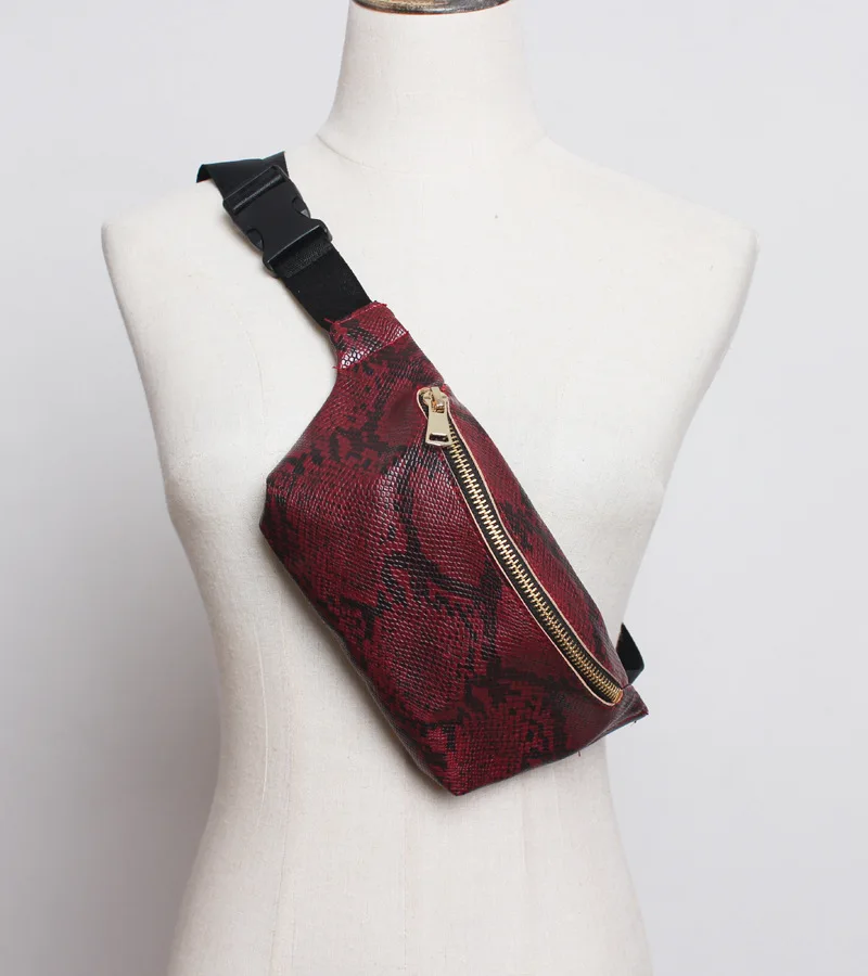 Women Waist Belt Pack Casual Waist Bag PU Leather Women Bags Travel Belt Wallets Fanny Bags Ladies Fit phone8