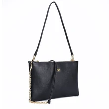 bolsos mujer 2014 genuine leather brand women clutch shoulder bag evening chain bag