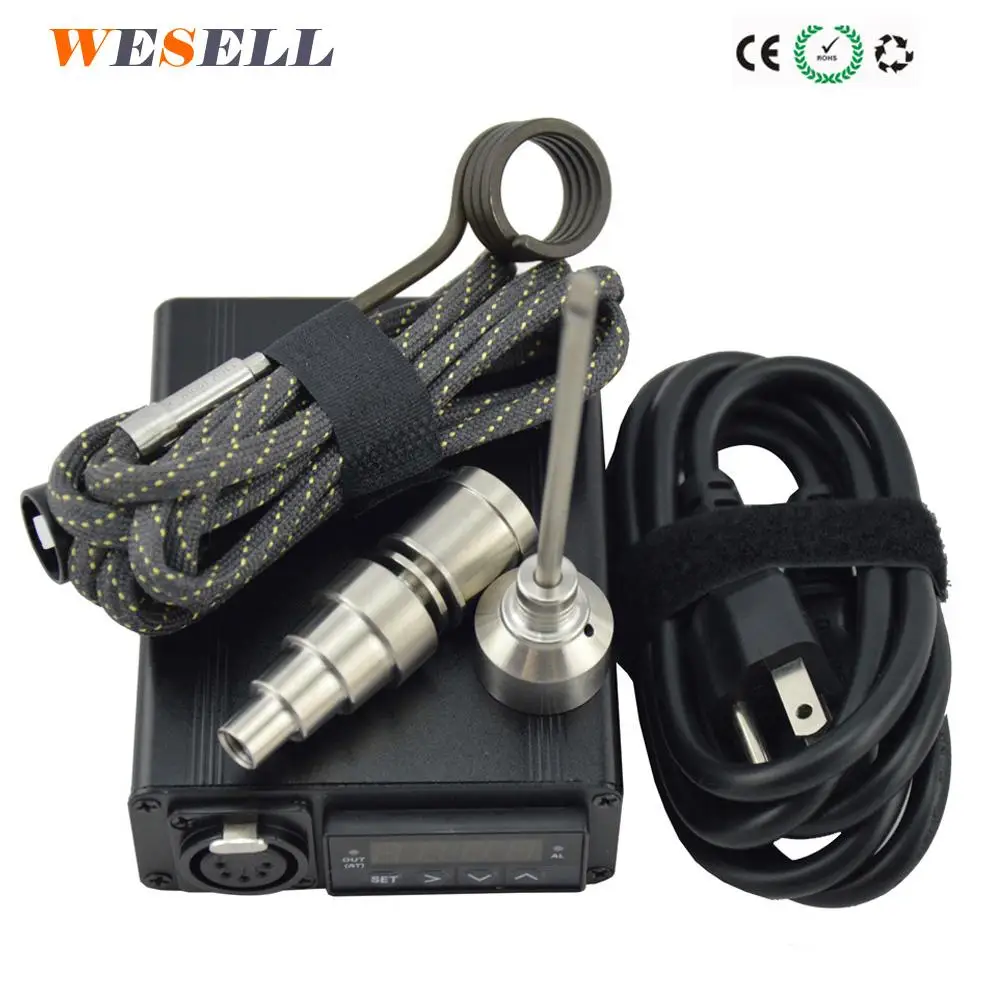 
Packaging Wholesales wax temperature dry herb e nail dabs rig coil heater electric enail 