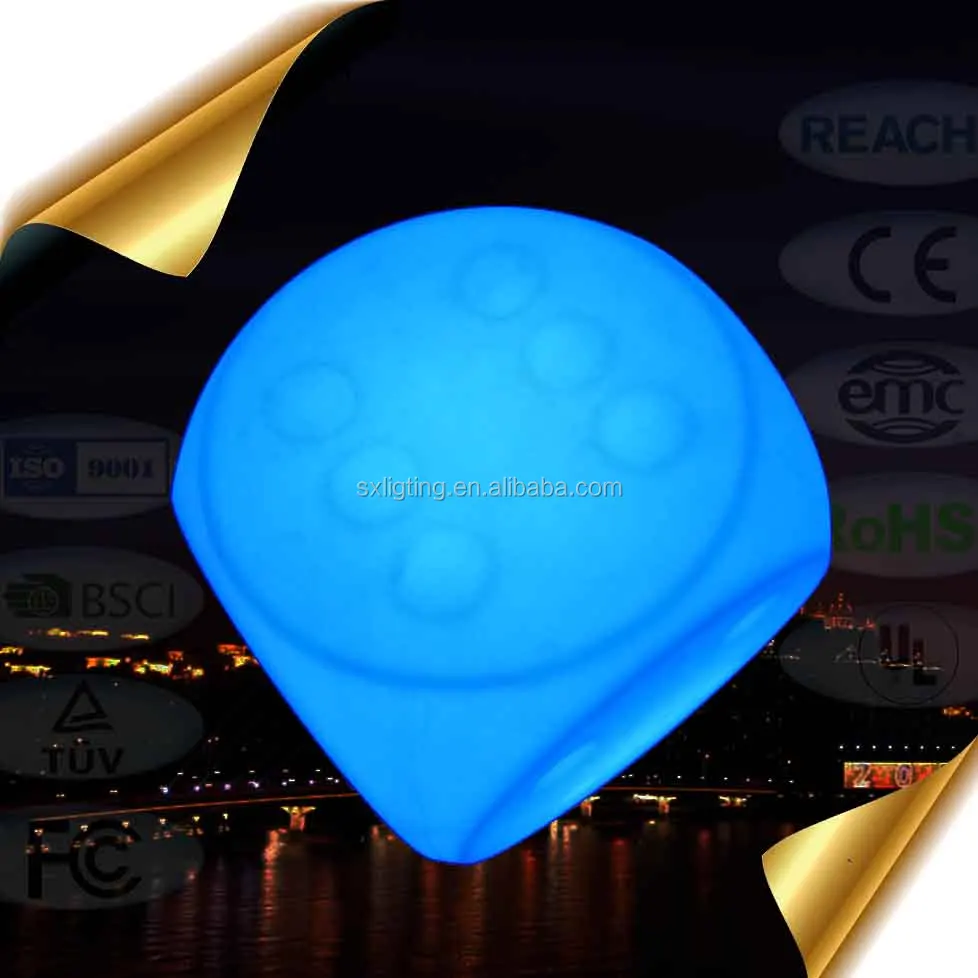 
SX-4040-STL 40*40*40cm Color Changing LED Dice Cube Stool / Luminous LED Dice Cube Stool 