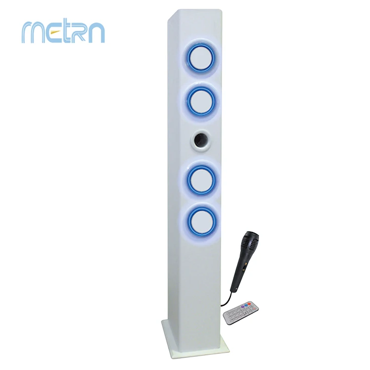 China Manufacturer Blue Tooth Floor Standing Tower Speaker Box with 2000mAh Battery