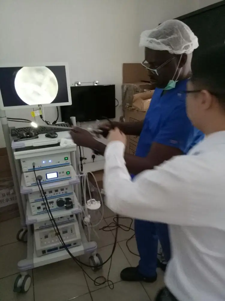 
Cheap laparoscopy tower with Endoscopy camera 