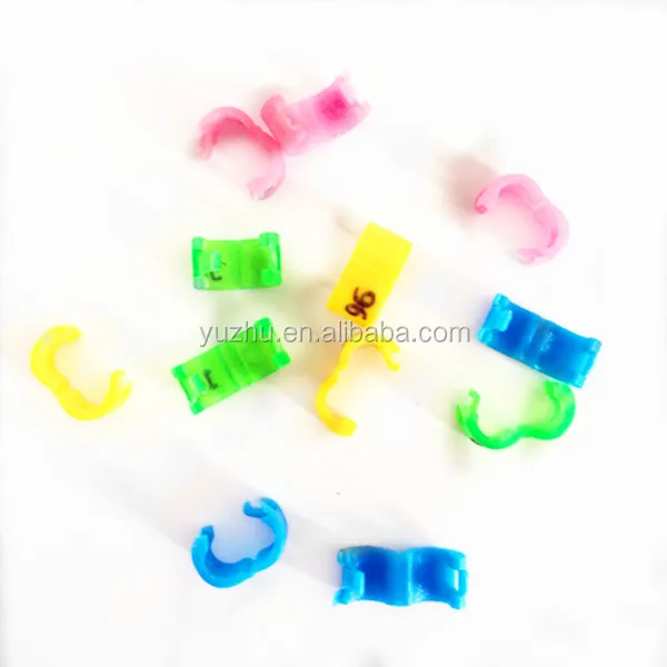 Canary clip ring 3mm clips plastic rings for birds