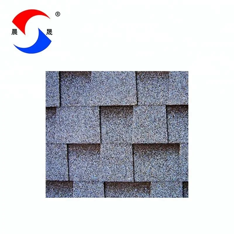 Blue colour 3-Tab asphalt shingle  for construction roofing
