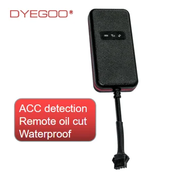 DYEGOO cheap high accuracy waterproof GPS tracker GT003 car motorcycle