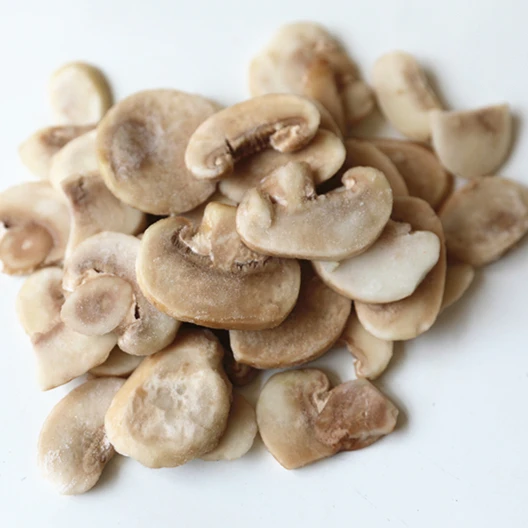 
2020 New Crop Wholesale Top Grade Thickness 4 - 6 mm IQF Frozen Champignon Mushroom Slices 