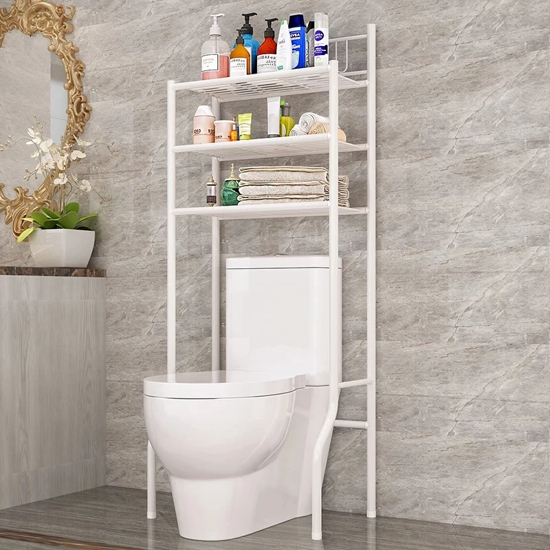 3-Shelf Bathroom Space Saver, Over The Toilet Shelf Organizer , 3-Tier Toilet Shelf