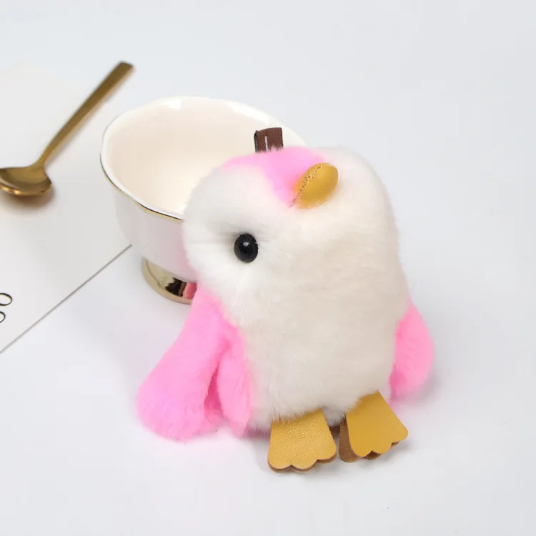 
Fashion Plush Penguin Keychain Fur key chain Penguin doll Little penguin plush toy Holiday gifts children factory 