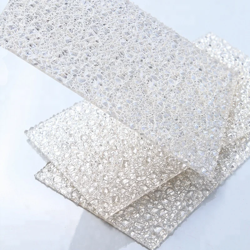
2.5mm recycled roofing material types polycarbonate embossed solid sheet 