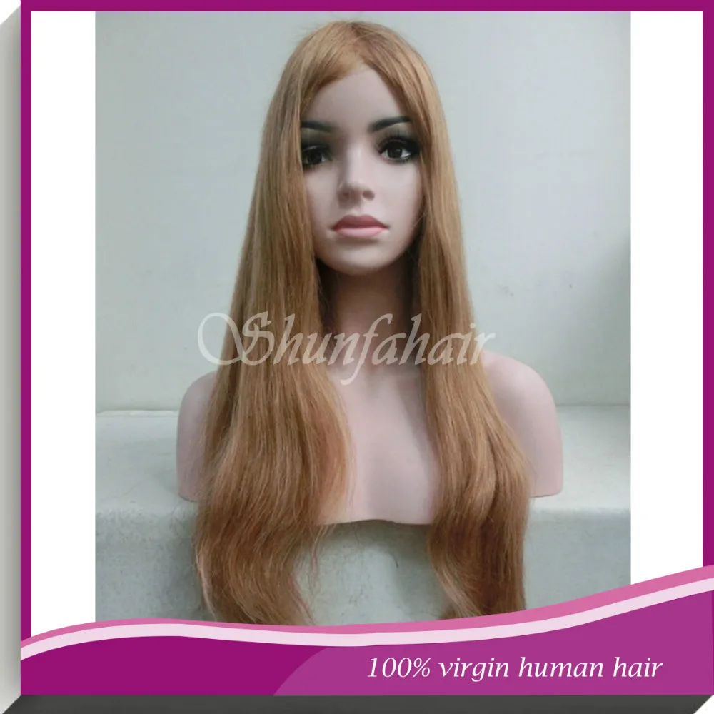 
mono with Pu full cap wig 