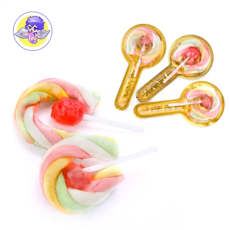 Halal twist Зефир на палочке для детей на Ближнем Востоке и Юго-Восточной Азии