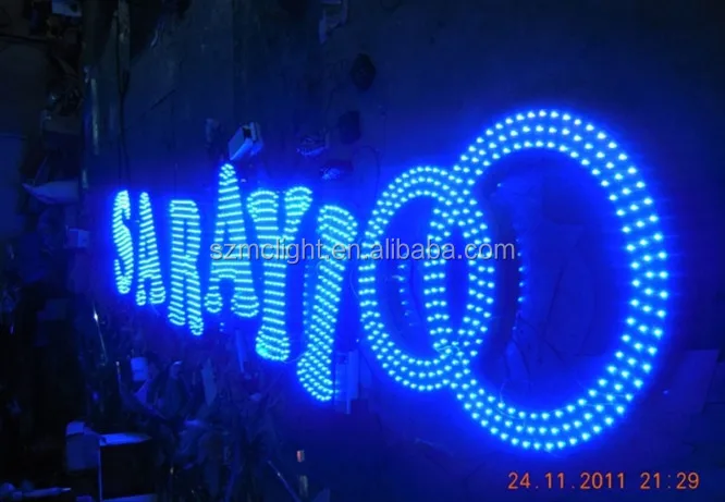 waterproof rgb led light punching hole 12mm f8 led