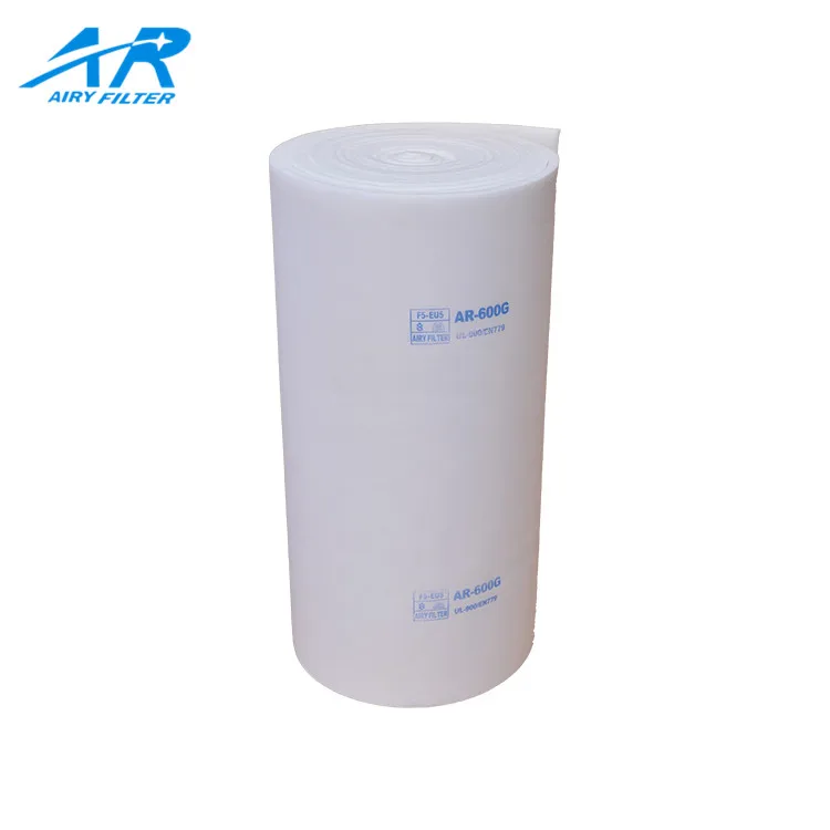 Long Working Life 20 X 20 Spray Booth Filters Series 55 Air Filter Nonwoven Fabrics F4+spray booth ceiling filter