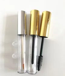 wholesale high quality 10ml white color Cosmetic empty plastic packaging mascara tube