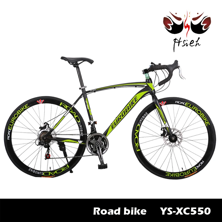 EUROBIKE 21 Speed Road Bike High-ten Steel 700C Bike With 40MM Alloy Rim