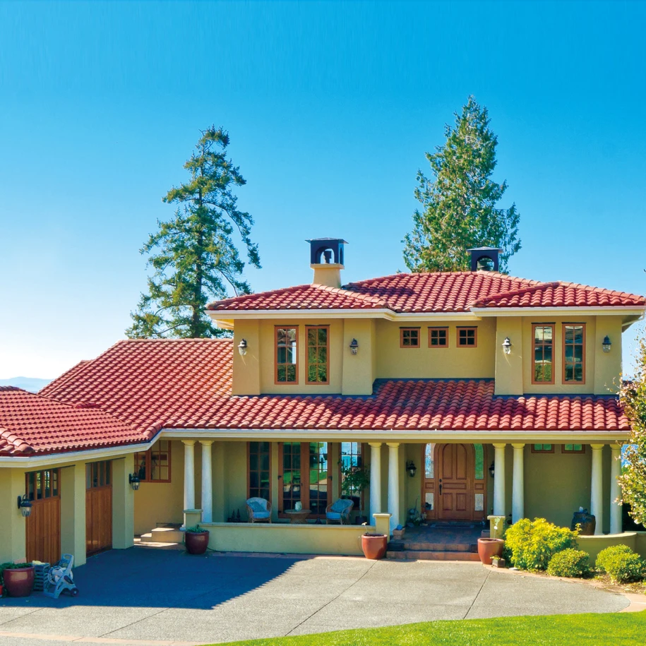 New Style Glazed Clay Materials Tile Roofing