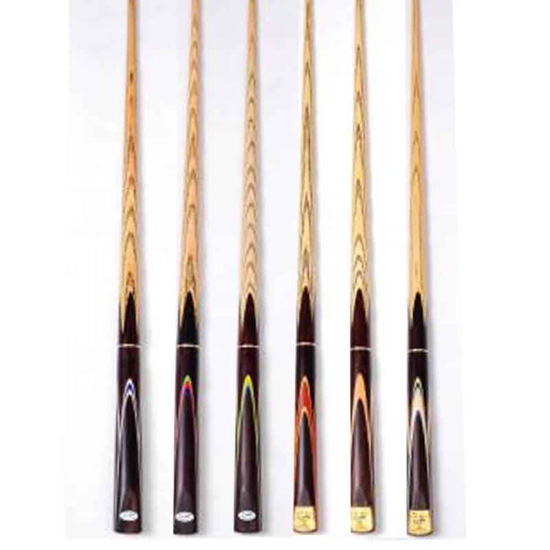 Economic 3/4 Jointed Handmade Ash Wood Snooker Cue, Billiard Cue with Good Quality