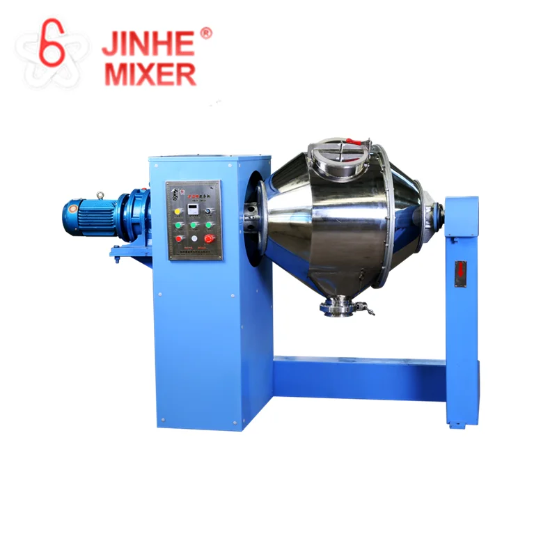 JINHE brand JHX type double ribbon blade Innovative Mixing Principle tumbling V shape blender mixer machine