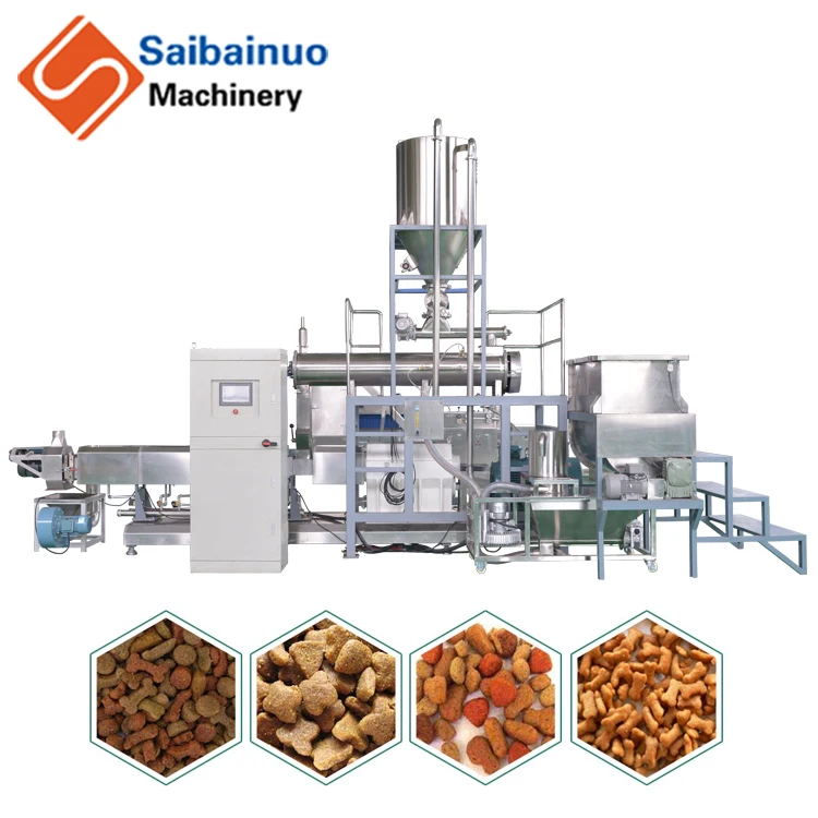Animal Pet Dog Cat Monkey Fox Bird Tilapia Floating Sinking Fish Feed Pellet Chews Production Snack Food Mill processing machine