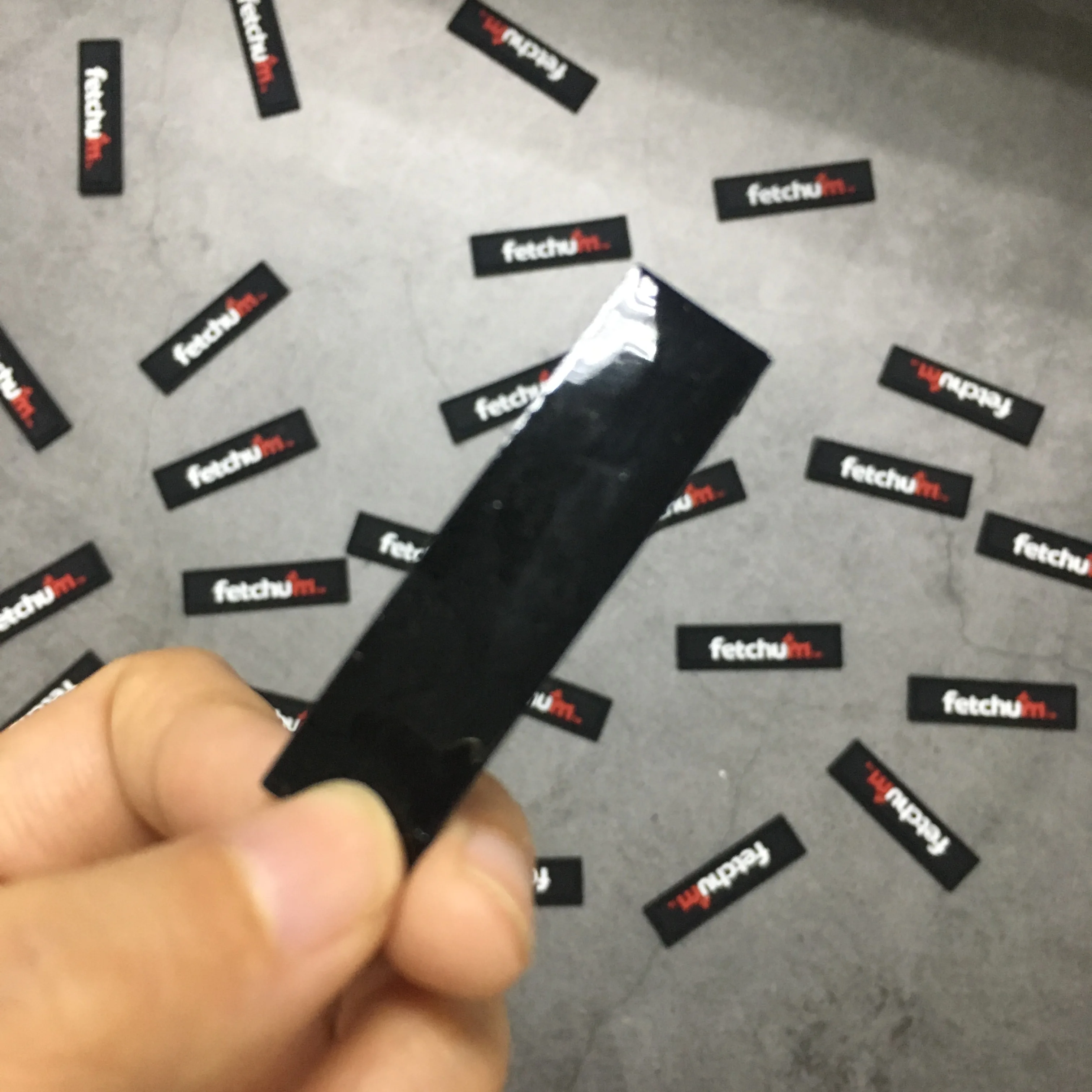 OEM Custom Silicone PVC Clothing Labels 3D Rubber Patch