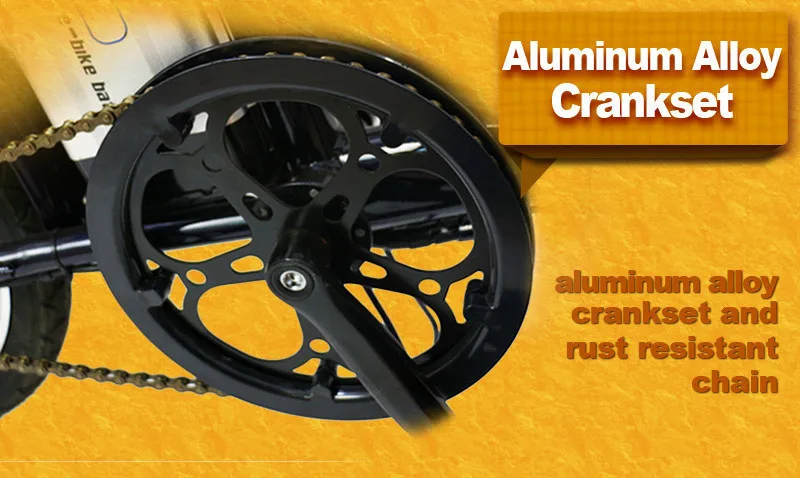 20 inch carbon steel frame e bike foldable