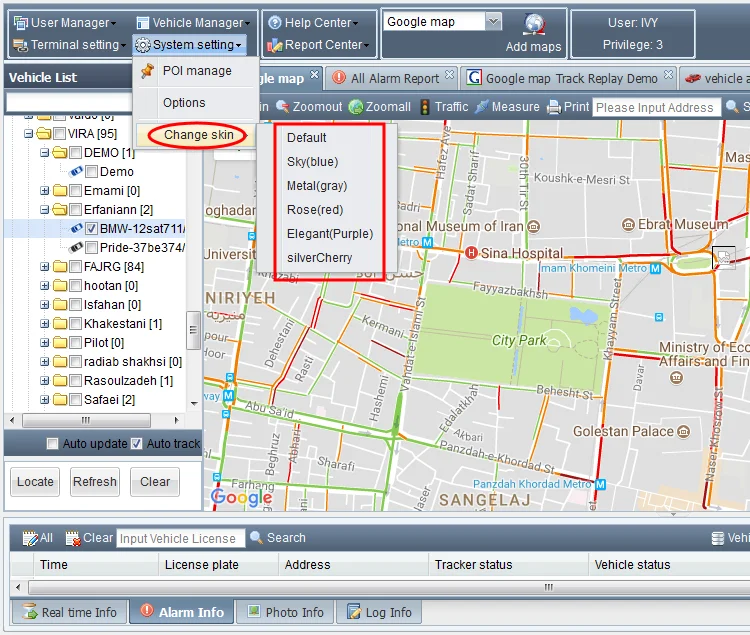 Digital Mapinfo Maps for all countries GPS software tracking system