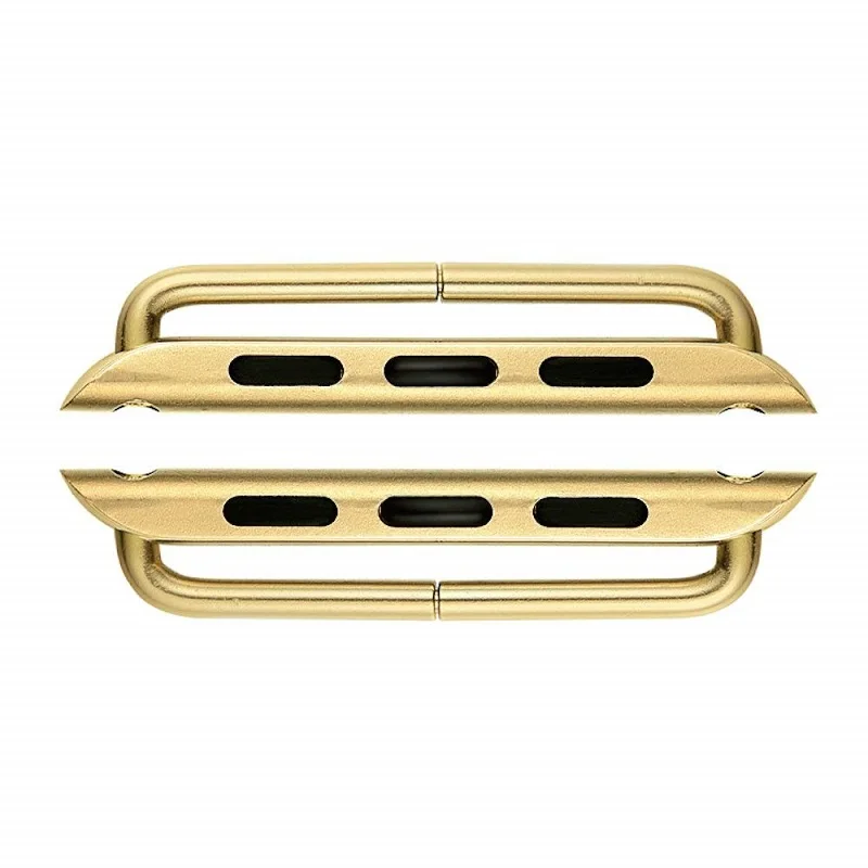 Factory hot sale for apple watch accessory, for apple watch adapter stainless steel metal connector 42mm & 38mm