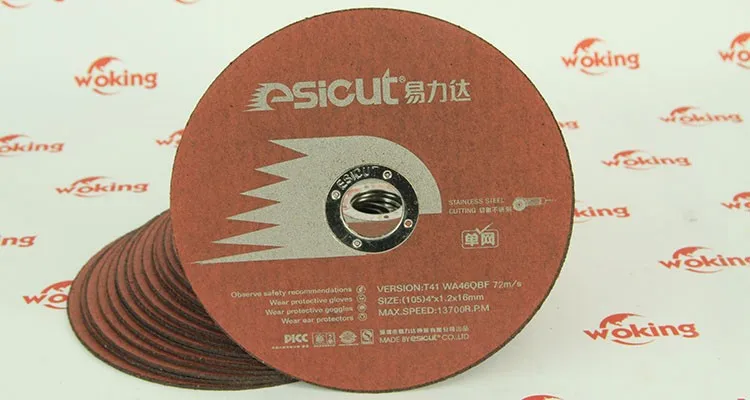 china factory hot sale cutting disc super thin abrasive disk for metal and stainless steel